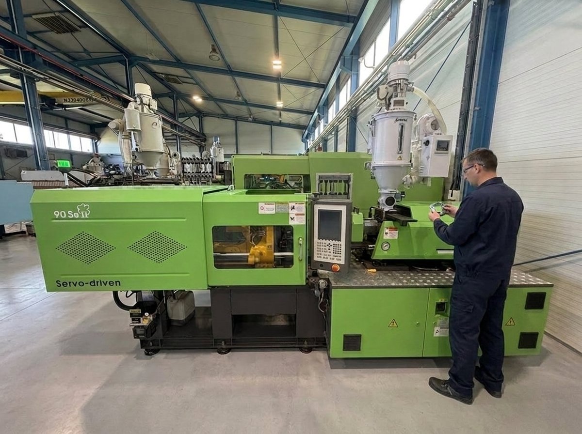 Injection moulding machine M11 — Welltec 90SeII, 90 t clamping force, ANITEX plant Lgota