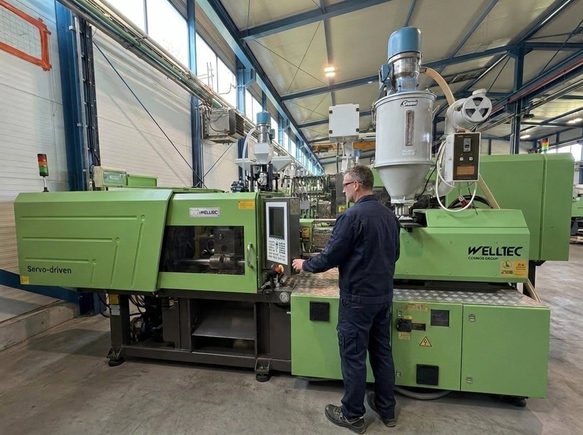 Injection moulding machine M26 — Welltec TTI-130SE, 130 t clamping force, ANITEX plant Lgota